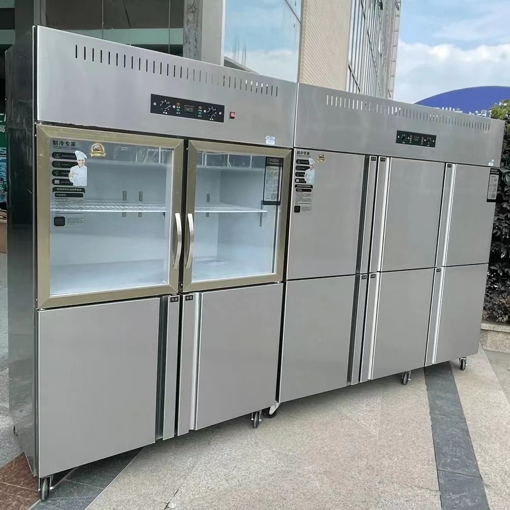 Freezer Commercial Display Refrigerator mini fridge Restaurant refrigeration equipment stainless steel fridge freezer