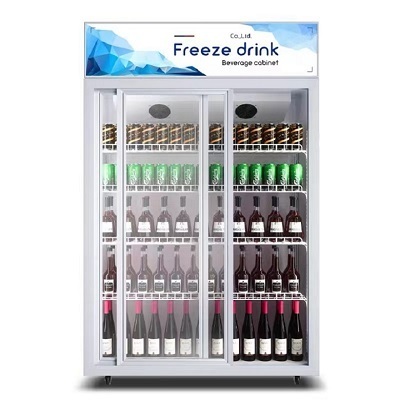 industrial pepsi beverage refrigerator with glass door customized display used cooler refrigeration equipment