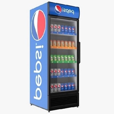 slid door 3-year warranty Cola Glass Door Supermarket Beverage Showcase Pepsi Display Cooler Drink Refrigerator fridge