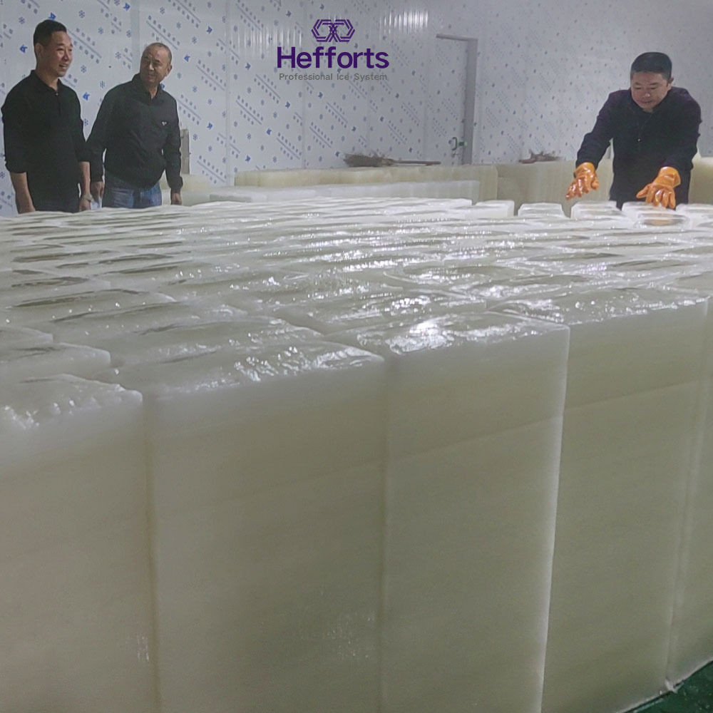 High resistance to abrasion 3 Tons 3.0 T/24h Commercial Quick Freezing Block Ice Making Machine