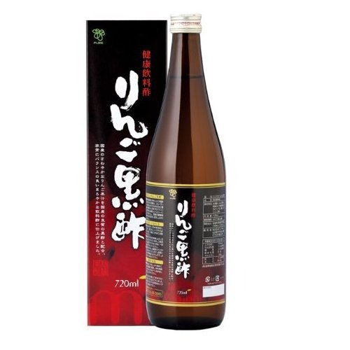 High Quality Delicious Seasoning Apple Drinking Bulk Black Vinegar Japan