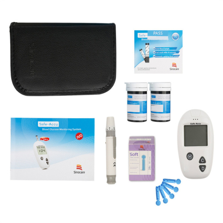 chemistry analyzer Meter Test digital Smart Glucose Blood glucose meter with Meter Test Strips