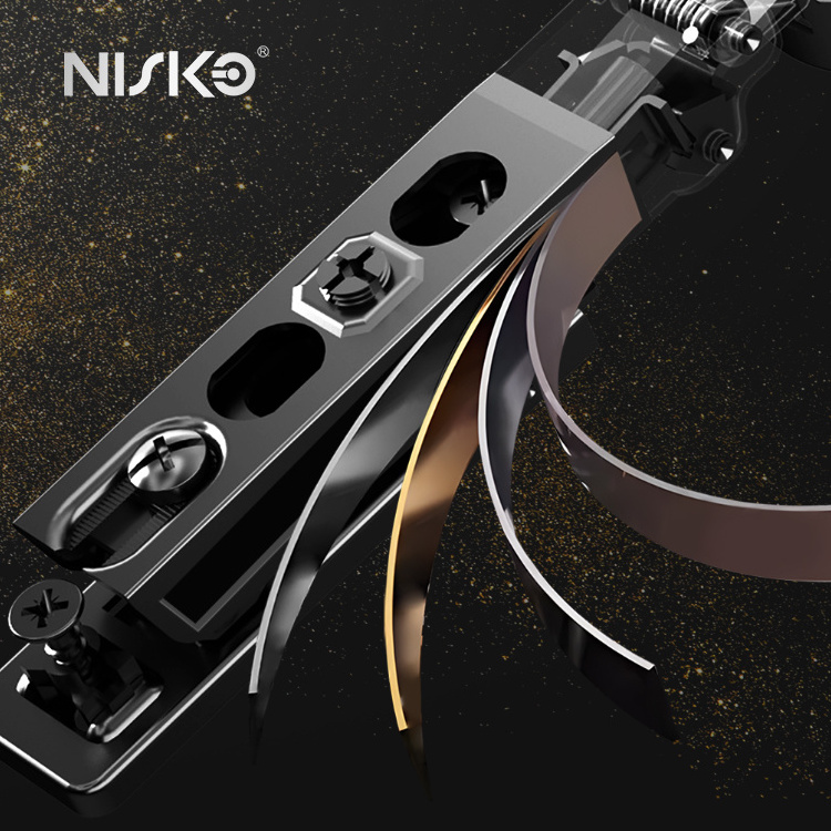 Nisko Furniture Hardware 4D clip on steel soft close concealed cabinet hinge furniture hinge