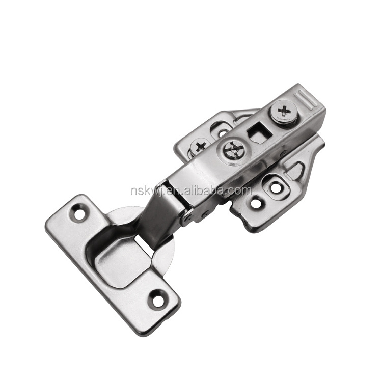 35mm Cup Slow Motion Hinge, 3d adjustable concealed soft close clip on hinge 115g iron nickel plating for 14-20mm door