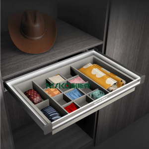 pull out Jewelry Organizer Trays Accessories Storage Box for Drawer Dresser Wardrobe, Gadgets Display Showcase with led light