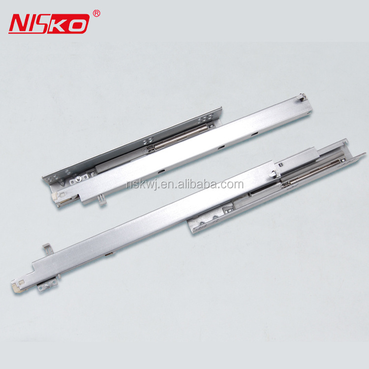 telescopic slide mepla undermount soft close concealed drawer rails slide 35kg loading