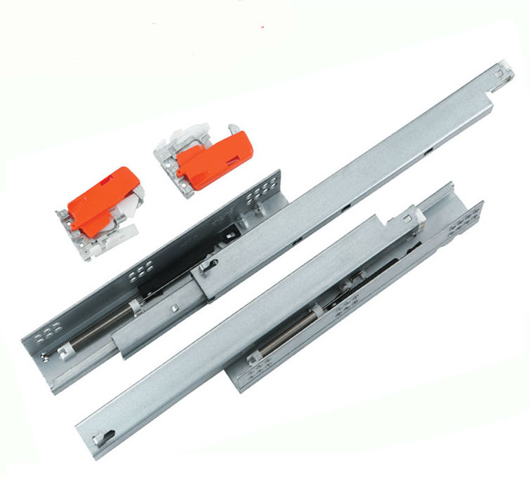 telescopic slide mepla undermount soft close concealed drawer rails slide 35kg loading