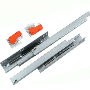 telescopic slide mepla undermount soft close concealed drawer rails slide 35kg loading