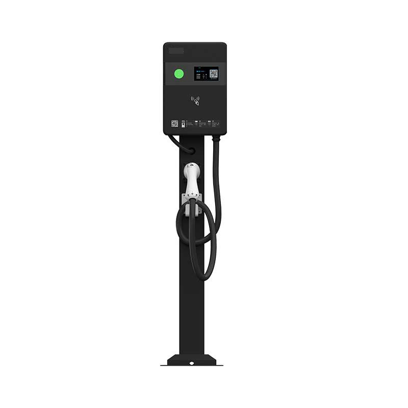 integrated ev car station Type 7kw Electric Vehicle Fast Charger Mobile Floor Mounted Charging Pile Ev Charger With CE