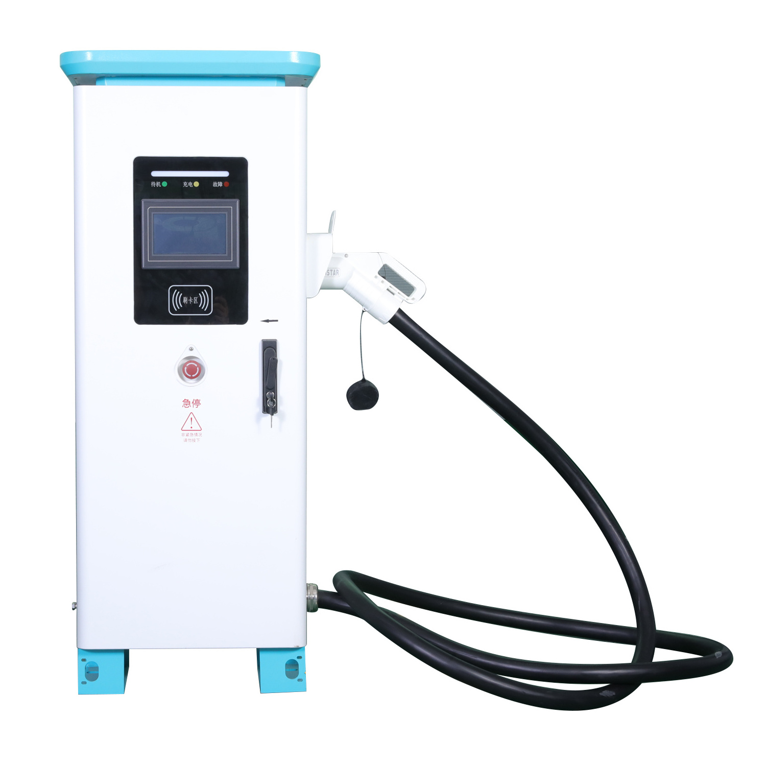 OCPP commercial 60kw 120kw GBT dc fast charger CCS DC Fast EV Charger Station charger with APP software