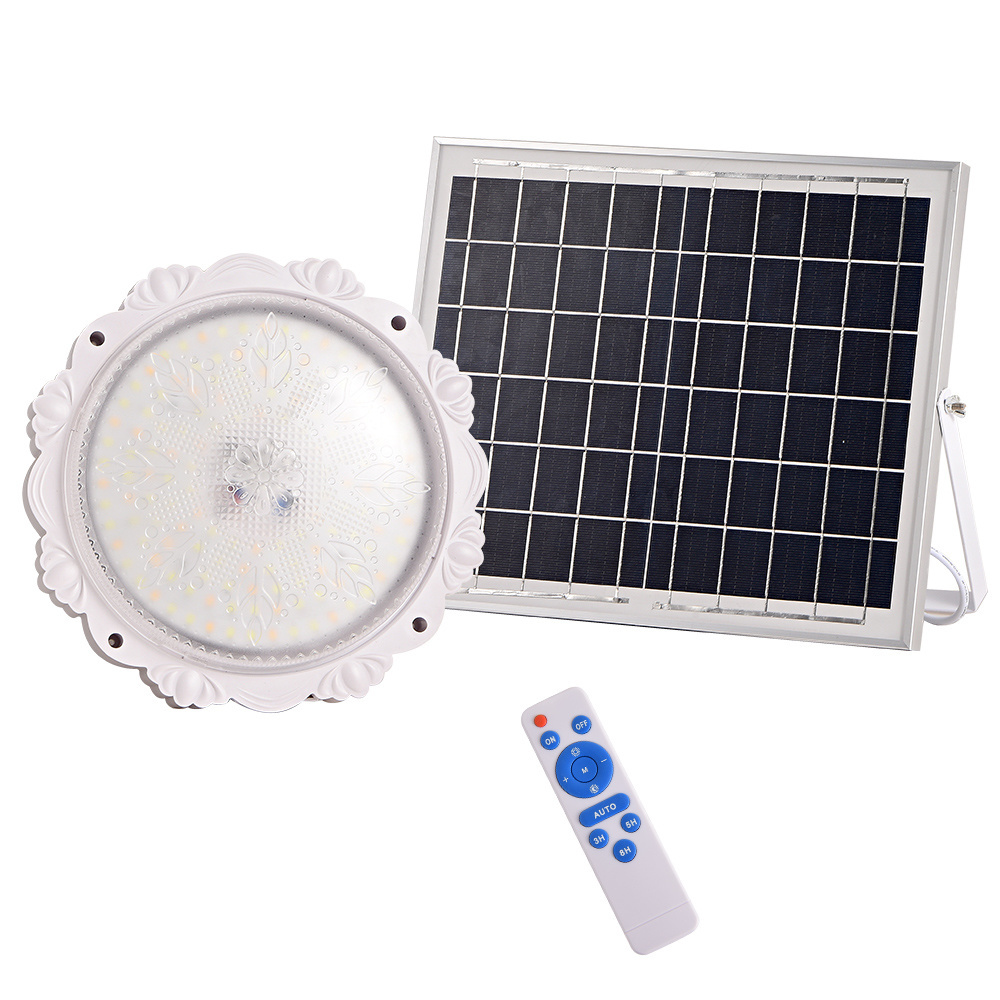 2 Years Warranty ABS Solar led outdoor light with timer Ceiling Indoor Lamp Light Led for House Wall Home