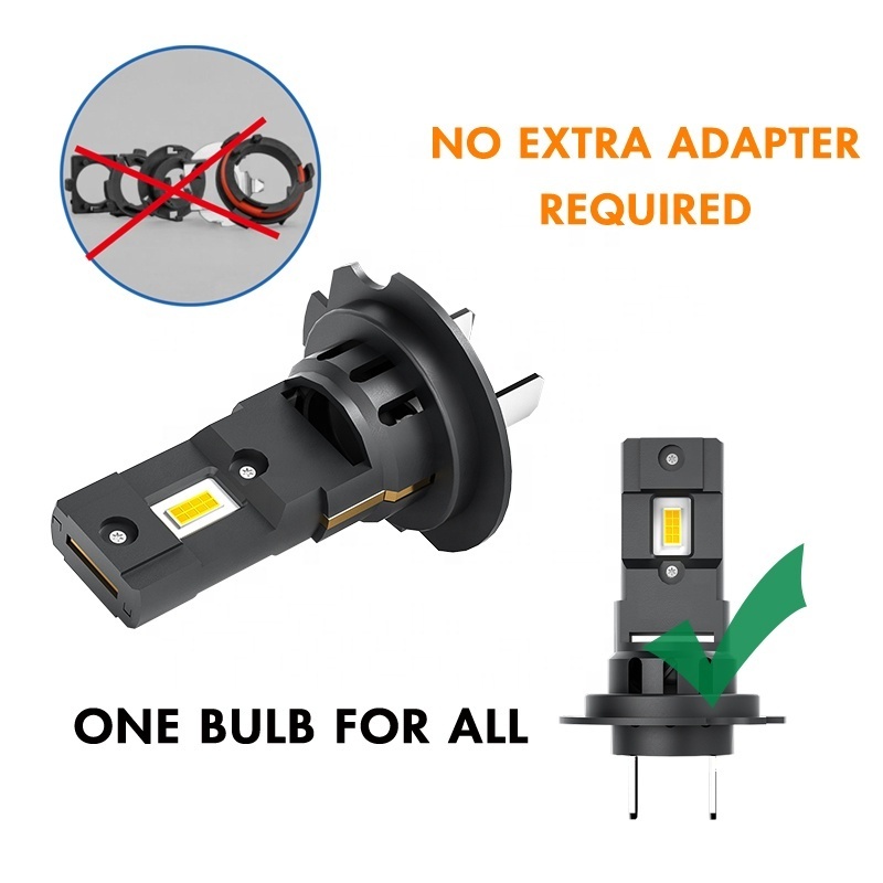 Popular Mini All-In-One LED Car Lighting 60W Error-Free Plug & Play Light Bulb