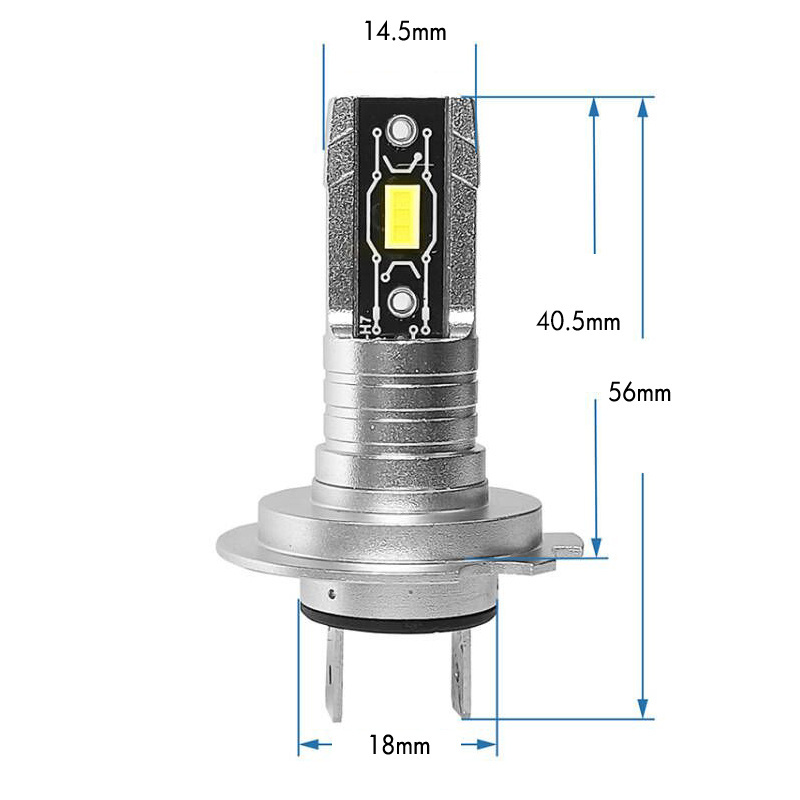 2024 Popular NH Series Plug Play LED Headlight Error-Free Compact Size H1 H4 H7 H11 Auto Lighting 9-32V All-In-One LED Lights