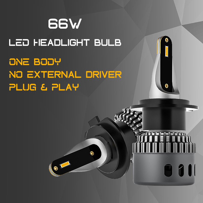 NSSC 2024 Upgraded H7 LED Headlight and Fog Light Bulbs 500% Brighter than Halon 6000K Head Light Bulb