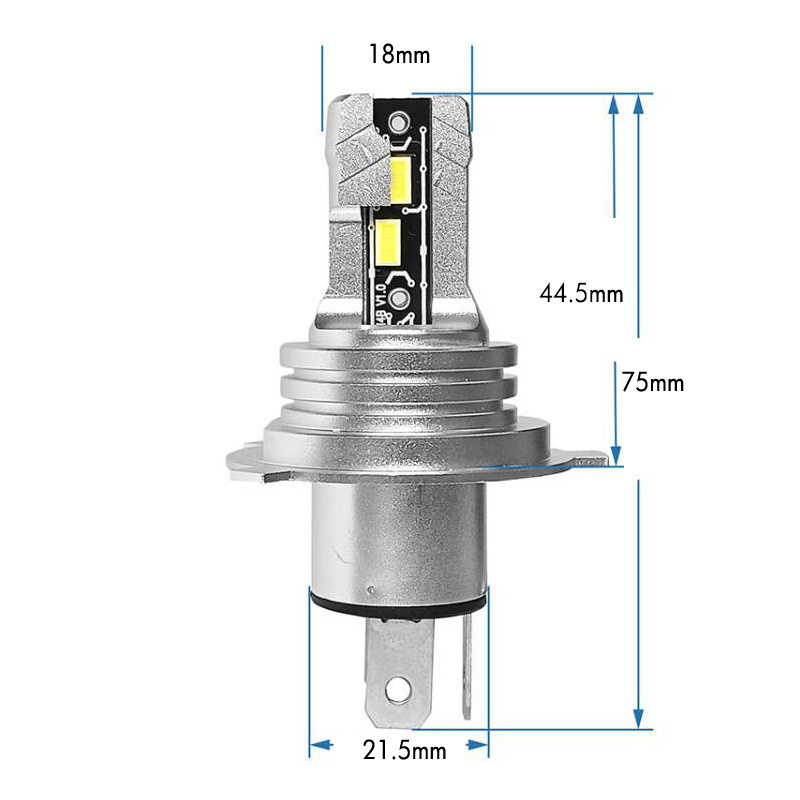 2024 super hot 50W All-In-One LED Headlights Easy Installation for Toyota Polo and BMW NH9003  H4 9-32V LED Auto Bulbs