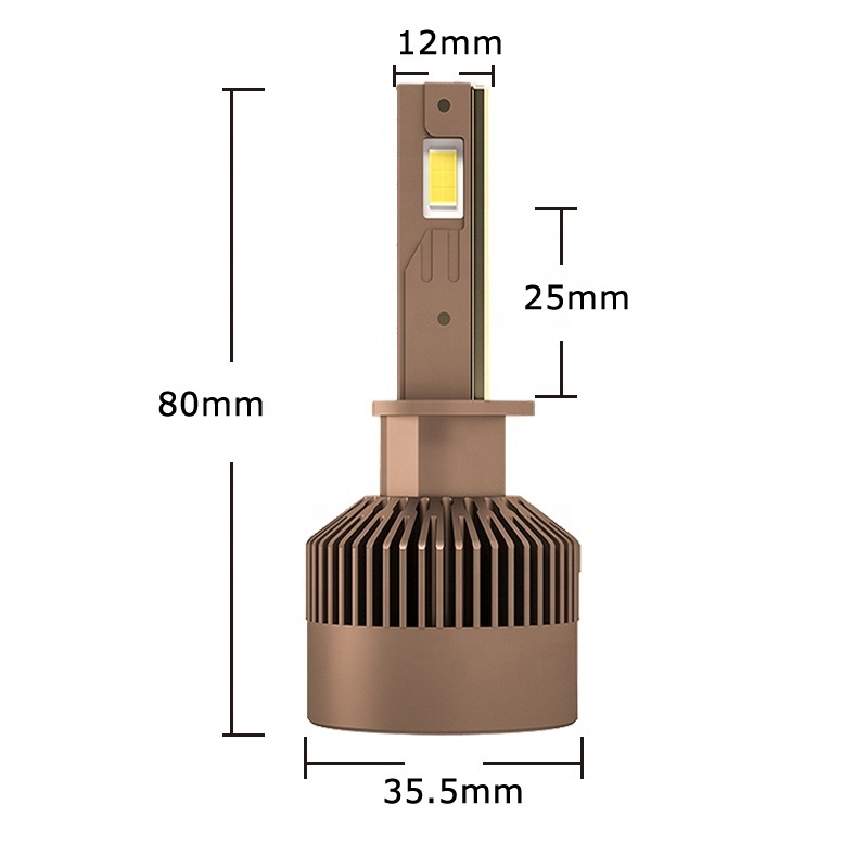 2024 Super Power 180W 18000lm Triple Heat Pipes Cooling LED H1 Car Headlights Efficient CANBUS Light Bulbs