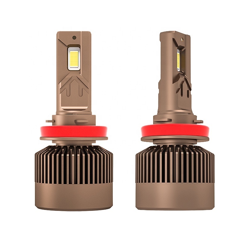 2024 Error-Free 9-32V H11 180W 18000lm LED Car Headlights New Triple Heat Pipes Cooling Fog Light Bulb