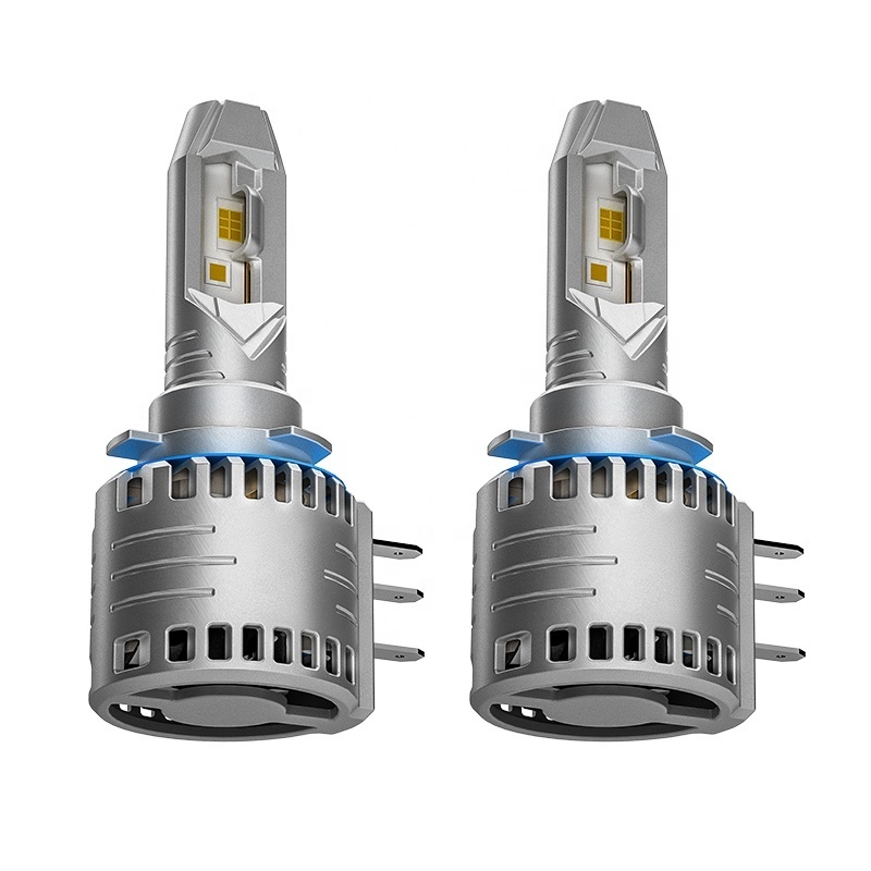 Upgraded H15 LED Light Bulbs 100W High Beam and 20W DRL Plug and Play with Original Connector Error-Free Headlight for Car