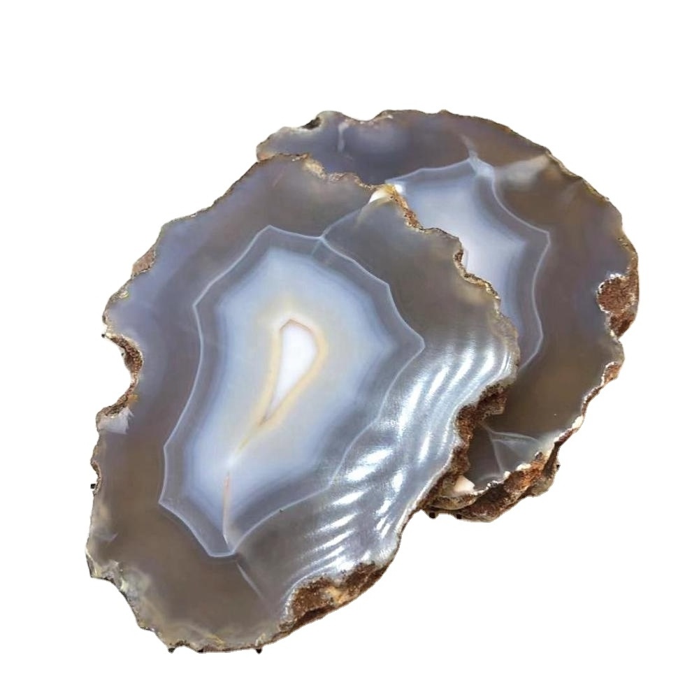 Hot Sale Crystal Wholesale Natural Gemstone Agate Slice for Feng Shui