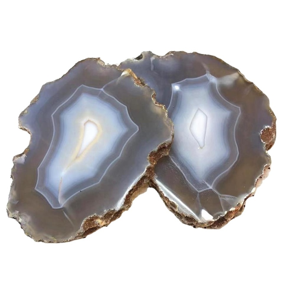 Hot Sale Crystal Wholesale Natural Gemstone Agate Slice for Feng Shui