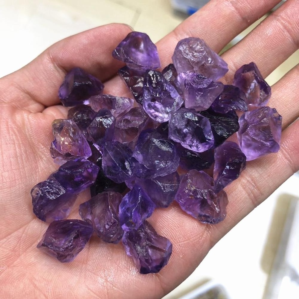 Natural high quality Crystal Rough clear Amethyst Stone Bulk