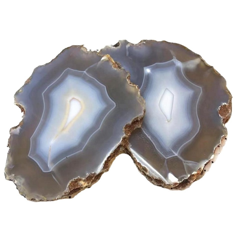 Hot Sale Crystal Wholesale Natural Gemstone Agate Slice for Feng Shui