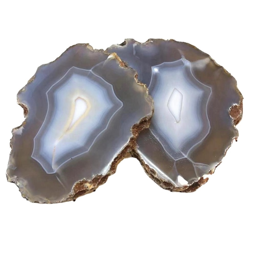 Hot Sale Crystal Wholesale Natural Gemstone Agate Slice for Feng Shui