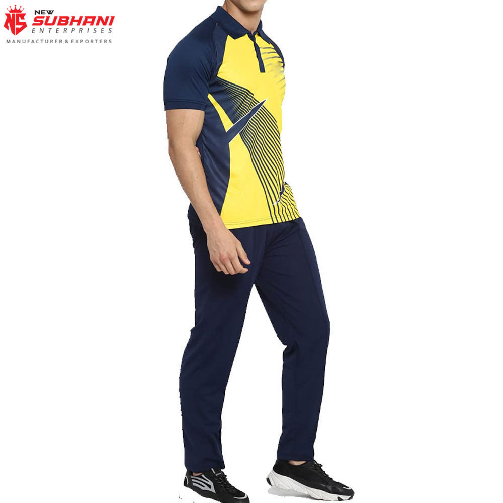 Wholesale Custom Cricket Jerseys 2024 Sublimated Printing Men's Cricket Uniforms New Design Sportswear Cricket Uniforms