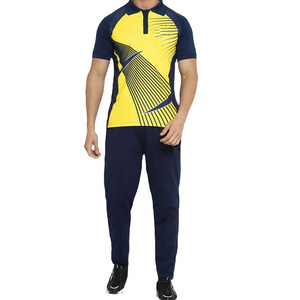 Wholesale Custom Cricket Jerseys 2024 Sublimated Printing Men's Cricket Uniforms New Design Sportswear Cricket Uniforms