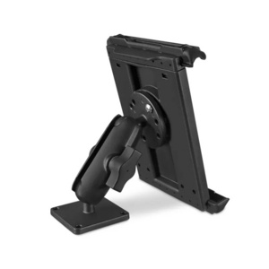 Rugged security lock knob tablet holder 360 degree rotation flexible tablet pc stands car seat tablet holder for kids