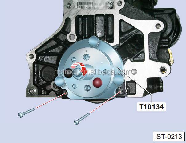 NST-3051 Engine Crankshaft Rear Seal Flange Remover Installer Tool for VW AUDI T10134