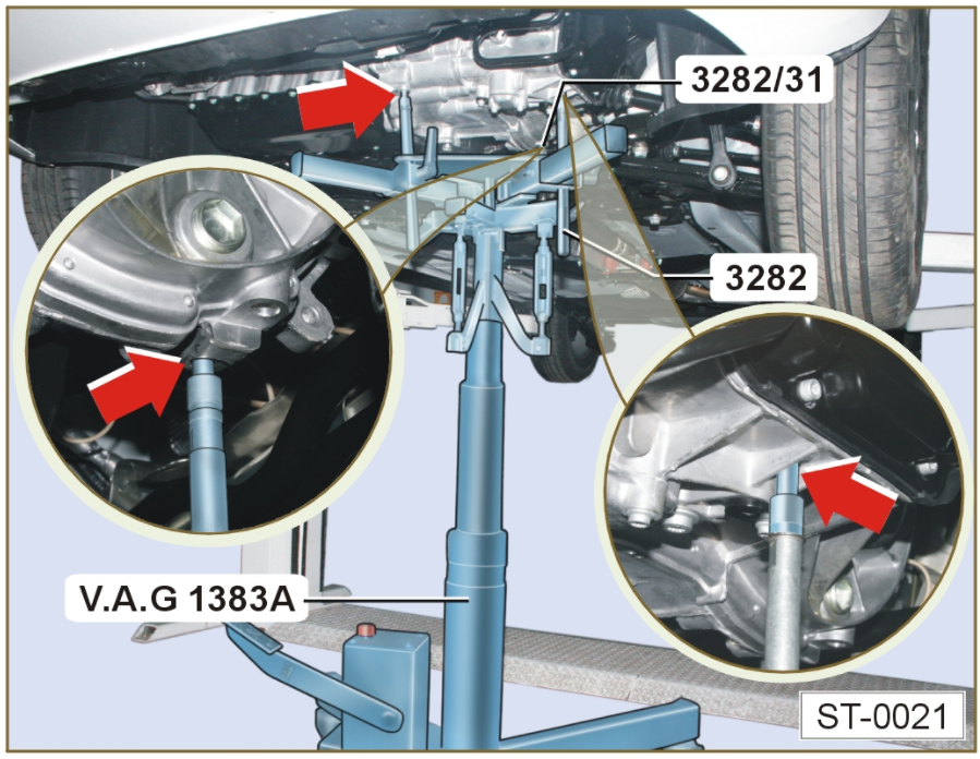 NST-3039 Transmission Gearbox Support Tool for VW AUDI 3282