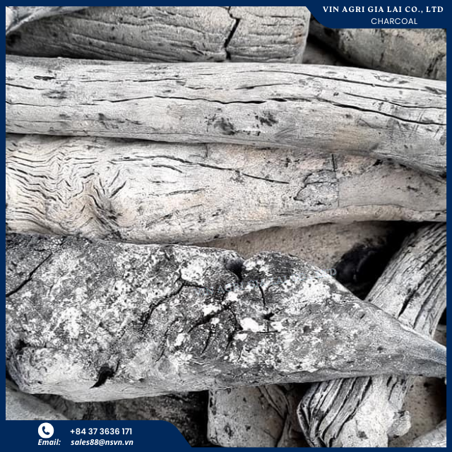 VIETNAM WHITE CHARCOAL  WOOD COAL- GOOD PRICED HARD WOOD CHARCOAL FROM VIETNAM FACTORY/ MS KATE (+84)373636171