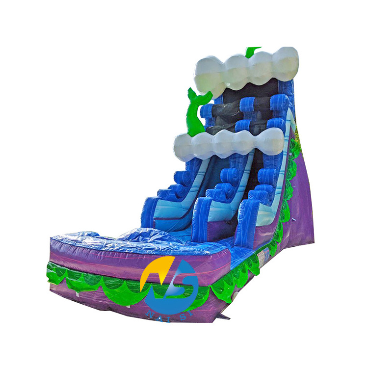 High Quality Popular Mermaid Theme Inflatable Water Slide With Pool for Rental