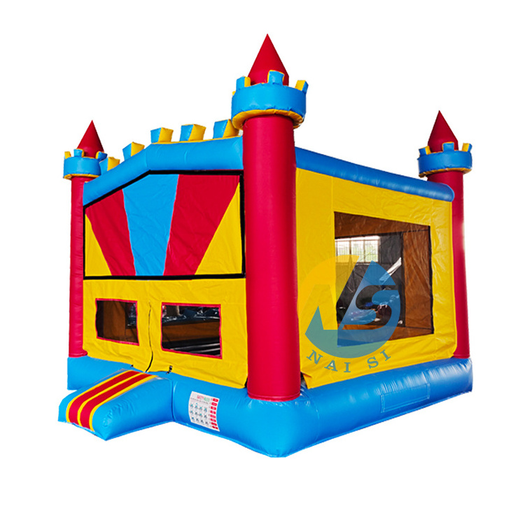 Hot sale pastel commercial kids small inflatable castle bouncy jumping bouncer