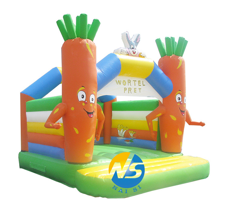 Hot sale pastel commercial kids small inflatable castle bouncy jumping bouncer