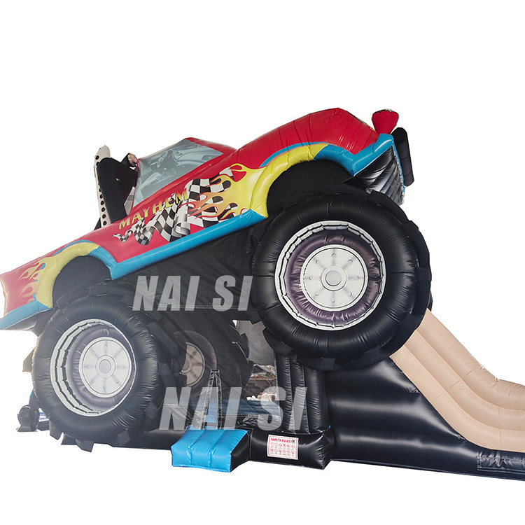 Commercial Inflatable Bouncy Castle Jumper Bouncy Toddler Monster Truck Bounce House With Slides