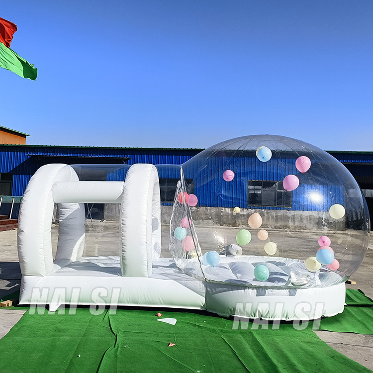 Clear Pvc Transparent Inflatable Bounce Bubble House Fun Dome Bubble House With Jumping