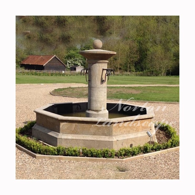 Outdoor garden decoration simple antique granite marble stone water fountain bowls for sale