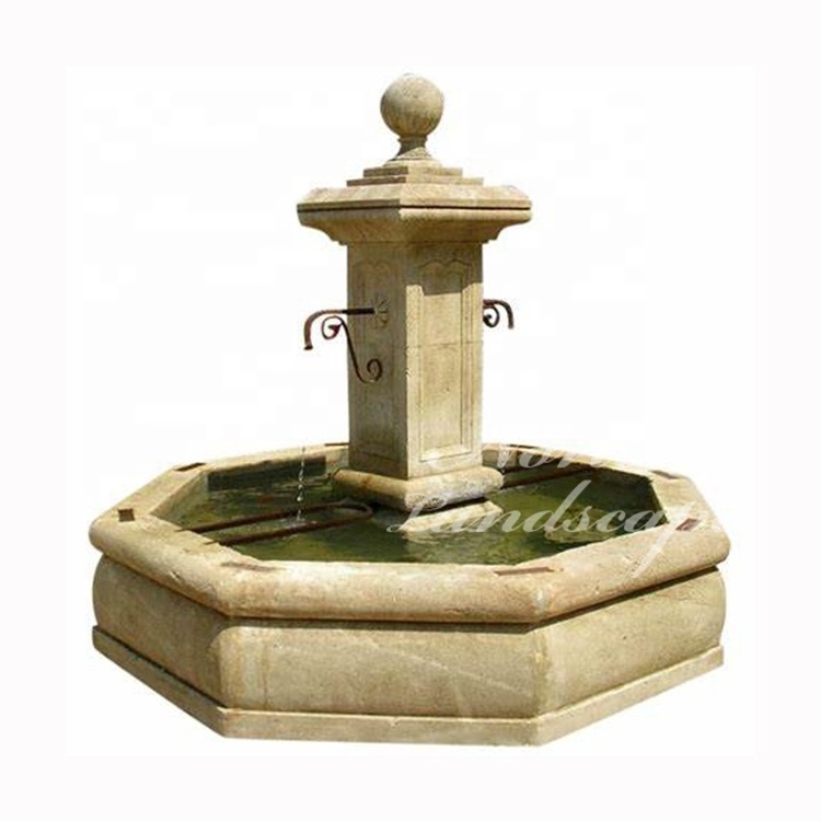 Outdoor garden decoration simple antique granite marble stone water fountain bowls for sale