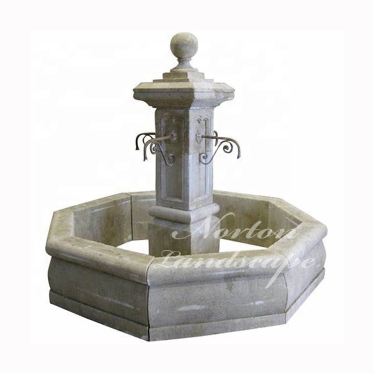 Outdoor garden decoration simple antique granite marble stone water fountain bowls for sale