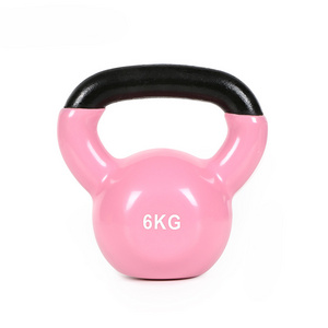 Fitness exercise sports powder coated cast iron chinese kettlebell for home and gym used