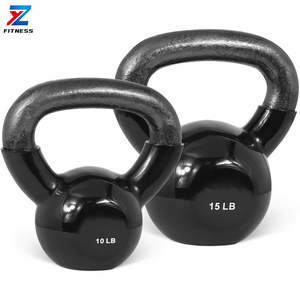 ZY FITNESS Free Weights 10 15 20 lbs Colorful Kettlebell Set