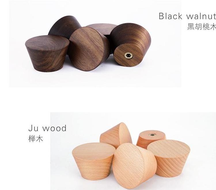 Factory direct wholesale low price handmade walnut beech wood wall hook