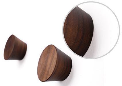 Factory direct wholesale low price handmade walnut beech wood wall hook