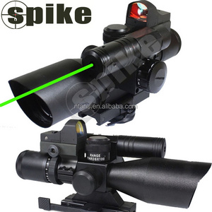 Spike 3 in 1 combo Scope Green Laser and  Red Dot Sight 2.5-10x40 scopes