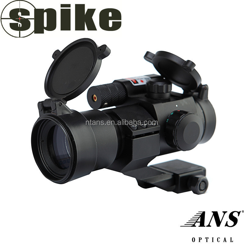 Spike 1x32 Green Red Dot Scope with Red Laser Sight