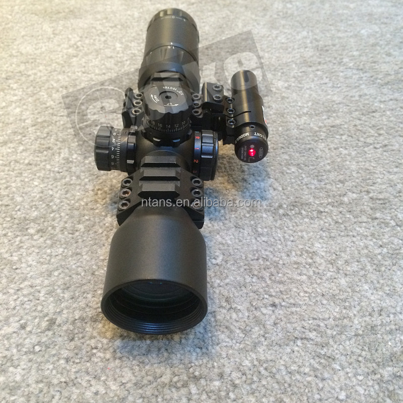 Spike 1.5-4X30 Red,green,blue  Scope /red laser sight red dot & laser scope