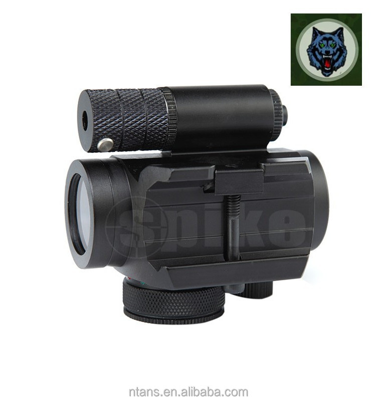 Spike HD22B 1x22mm Red and Green Dot Scope Sight with Red Laser Sight