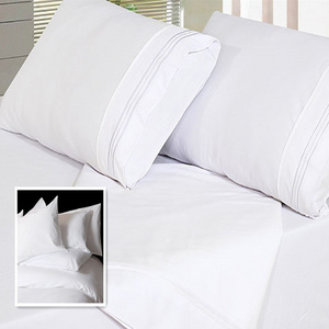 Hotel linen supplier wholesale percale 200tc 80 polyester 20 cotton fabric for pillw case